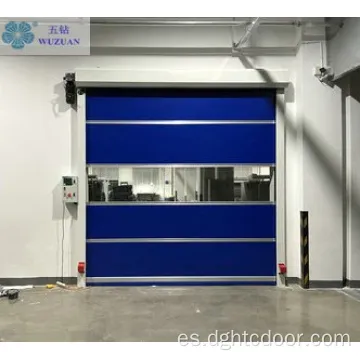 Puerta automática de obturador de alta velocidad de PVC de alta velocidad